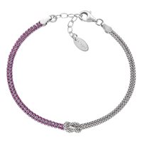 Bracciale Amen Donna Amore in Argento Zircone BRNOAMBRZ16 - BRNOAMBRZ16